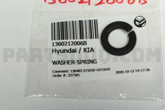 1360212006B WASHER-SPRING
