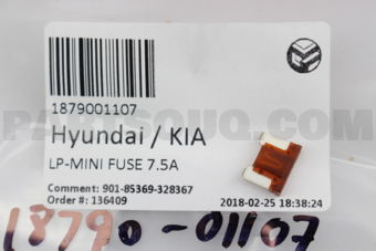 1879001107 LP-MINI FUSE 7.5A