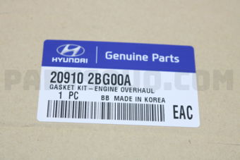 209102BG00A GASKET KIT-ENGINE OVERHAUL