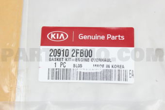 209102FB00 GASKET KIT-ENGINE OVERHAUL