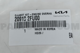 209102FU00 GASKET KIT-ENGINE OVERHAUL