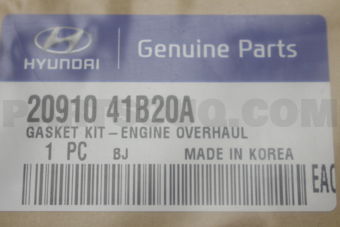 2091041B20A GASKET KIT-ENGINE OVERHAUL
