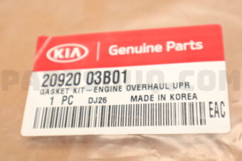 2092003B01 GASKET KIT