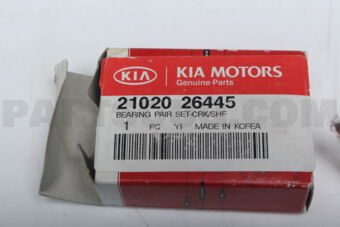 2102026445 BEARING PAIR SET-CRANKSHAFT