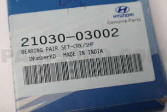 2103003002 BEARING PAIR SET-CRK/SHF CTR