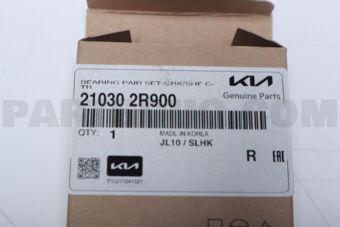 210302R900 BEARING PAIR SET-CRK/SHF CTR