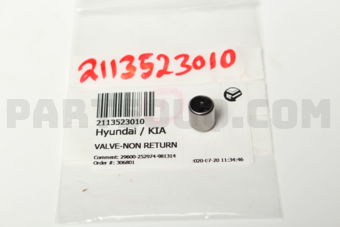 2113523010 VALVE-NON RETURN