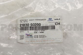 21830D3200 BRACKET ASSY-TRANSMISSION MTG