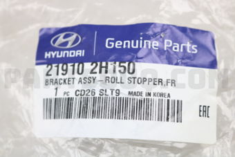 219102H150 BRACKET ASSY-ROLL STOPPER FR