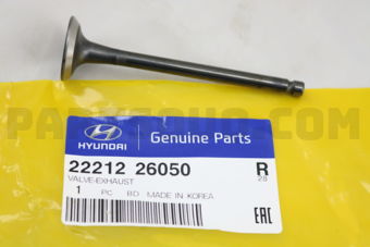2221226050 VALVE-EXHAUST