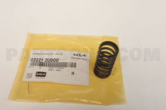 222212U000 SPRING-EXHAUST VALVE