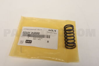 222212U000 SPRING-EXHAUST VALVE