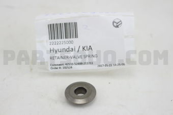 2222225000 RETAINER-VALVE SPRING