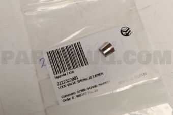 2222322001 LOCK-VALVE SPRING RETAINER