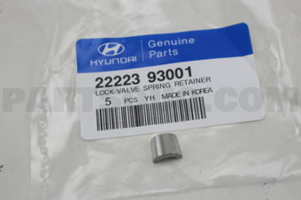 2222393001 LOCK-VALVE SPRING RETAINER