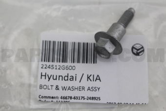 224512G600 BOLT & WASHER ASSY