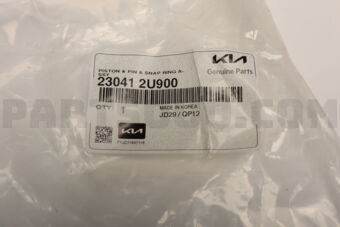 230412U900 PISTON &amp; PIN &amp; SNAP RING ASSY