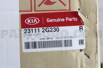 231112G230 CRANKSHAFT