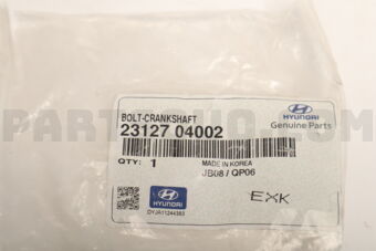 2312704002 BOLT-CRANKSHAFT
