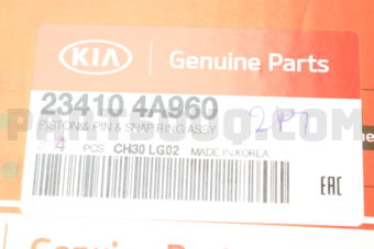 234104A960 PISTON & PIN & SNAP RING ASSY
