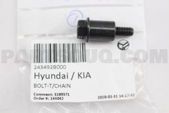 243492B000 BOLT-T/CHAIN