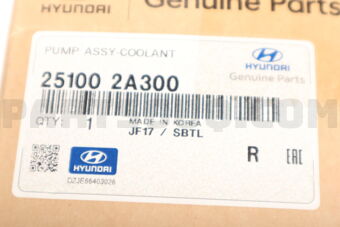 251002A300 PUMP ASSY-COOLENT