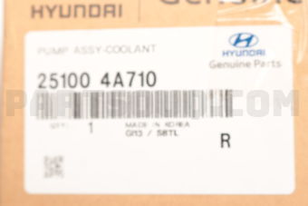 251004A710 ==W== PUMP ASSY-COOLENT