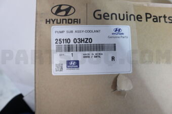 2511003HZ0 PUMP ASSY-COOLANT