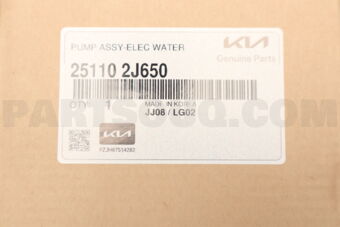 251102J650 PUMP ASSY-ELEC WATER