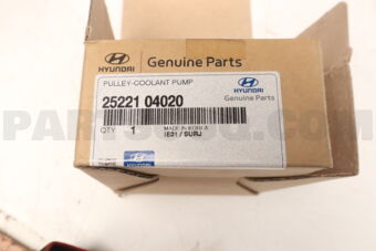 2522104020 PULLEY-COOLANT PUMP