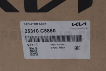 25310C5850 RADIATOR ASSY