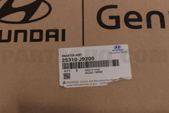 25310J9200 RADIATOR ASSY