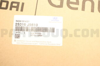 25310J9810 RADIATOR ASSY