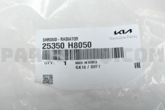 25350H8050 SHROUD-RADIATOR