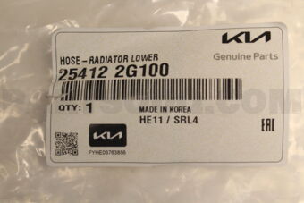 254122G100 HOSE  LOWER RADIATOR