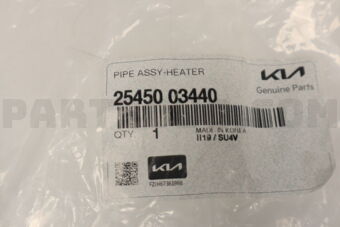 2545003440 PIPE ASSY-HEATER