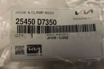 25450D7350 HOSE &amp; CLAMP ASSY