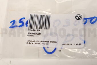 2563403000 O-RING
