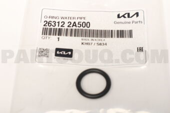 263122A500 O-RING WATER,PIPE