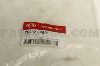 263323F501 CAP-OIL FILTER