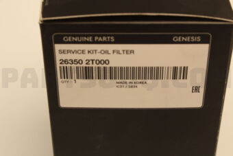 263502T000 SERVICE KIT-OIL FILTER