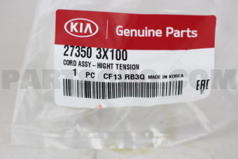 273503X100 CABLE SPARK PLUG