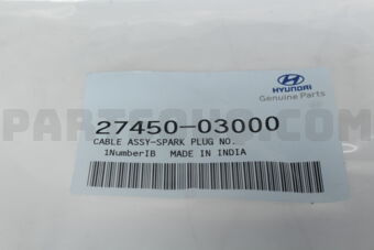 2745003000 CABLE ASSY-SPARK PLUG NO.4