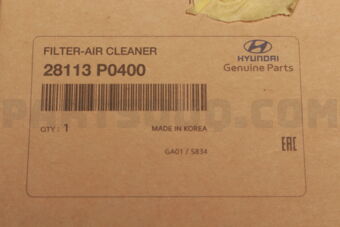 28113P0400 FILTER-AIR CLEANER