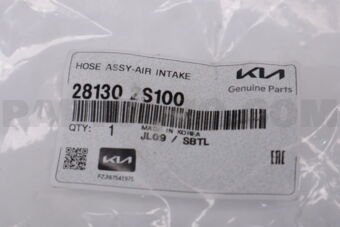 281302S100 HOSE ASSY-AIR INTAKE(B)