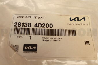 281384D200 HOSE-AIR INTAKE