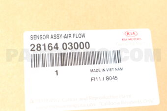 2816403000 SENSOR ASSY-AIR FLOW