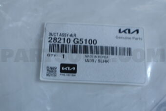 28210G5100 DUCT ASSY-AIR