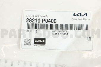 28210P0400 DUCT ASSY-AIR