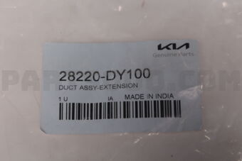 28220DY100 DUCT ASSY-EXTENSION